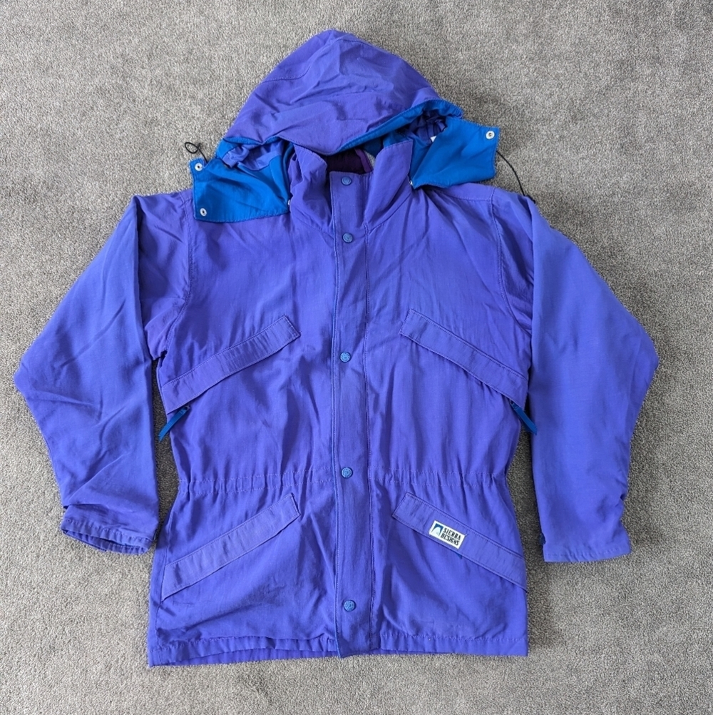 Sierra Designs Vintage Retro Fleece-Lined Outdoor Jacket Unisex Size Medium